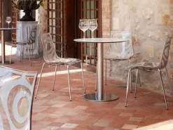 Scab Sedia da soggiorno realizzata in plastica Wave di- Sedie