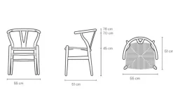 Sedia da soggiorno Sedia carl hansen & søn ch24 - wishbone di SCONTATA 60%^Carl Hansen & Son Best