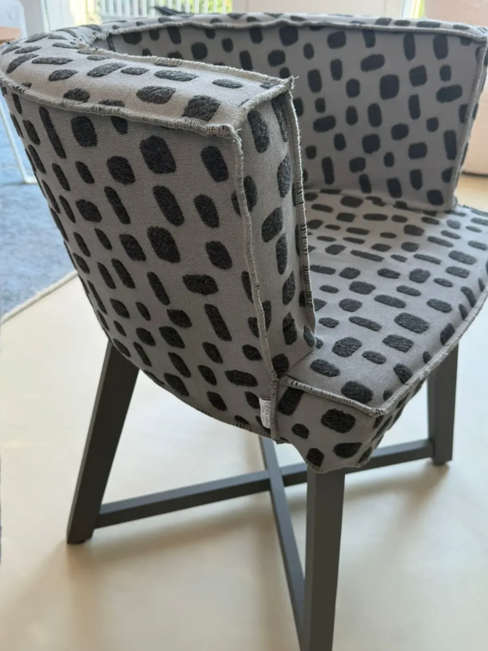 Gervasoni Sedia di modello poltroncine gray da soggiorno in offerta -35%- Sedie