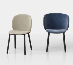 New Sedia Dua * da soggiorno realizzata in tessuto scontata del 30% Sedie