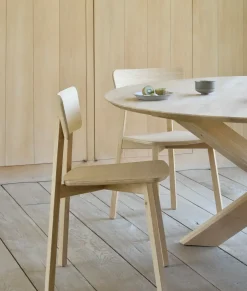 Sedia Ethnicraft casale in rovere a prezzo ribassato^Artigianale Best