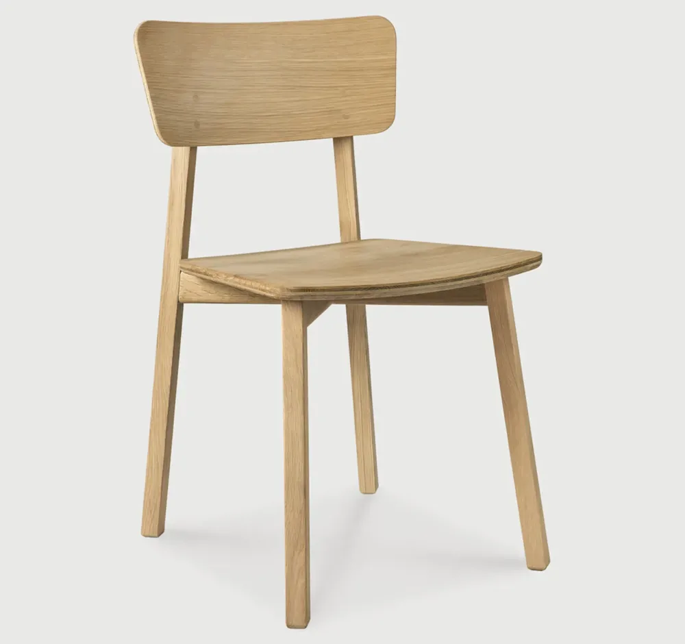 Sedia Ethnicraft casale in rovere a prezzo ribassato^Artigianale Best