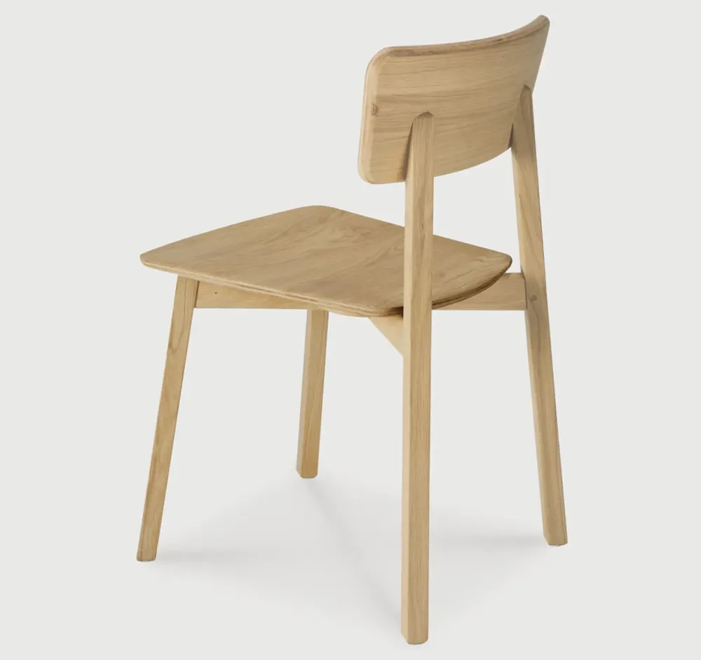 Sedia Ethnicraft casale in rovere a prezzo ribassato^Artigianale Best