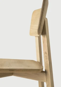 Sedia Ethnicraft casale in rovere a prezzo ribassato^Artigianale Best