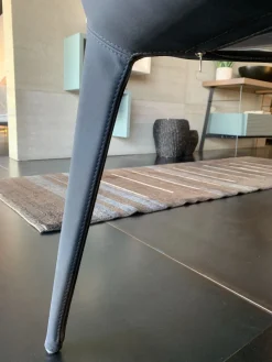 Outlet Sedia Filly up da soggiorno realizzata in ecopelle scontata del 31% Sedie