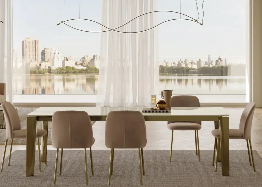 Online Sedia fissa Aida di in Offerta Outlet Sedie