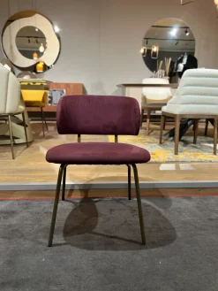 Zamagna Sedia Futura  da cucina realizzata in tessuto scontata del 70%- Sedie