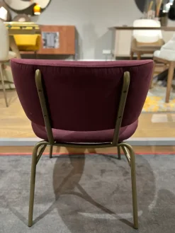 Zamagna Sedia Futura  da cucina realizzata in tessuto scontata del 70%- Sedie