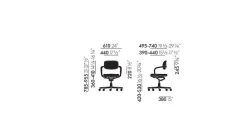 Collezione esclusiva Sedia girevole Allstar Vitra a prezzo scontato- Sedie