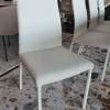 New Sedia in ecopelle con schienale alto Blitz scontata Sedie