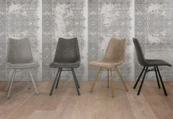 Target Point Sedia in ecopelle modello Maiorca di- Sedie