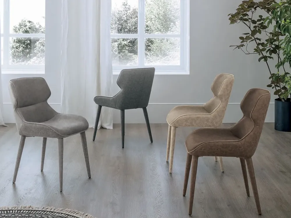 Target Point Sedia in ecopelle modello Detroit di- Sedie