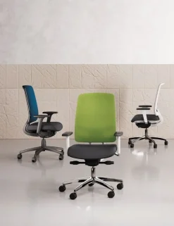 Sale Sedia in ecopelle regolabile in altezza Oscar in Offerta Outlet Sedie