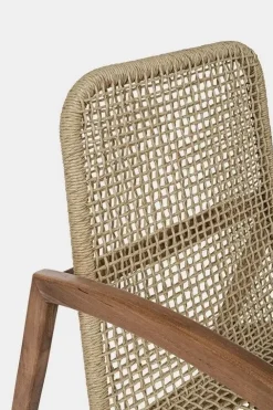 Sedia in legno a dondolo Poltrona dondolo adelita in fibra sintetica - scontata^Bizzotto Outlet