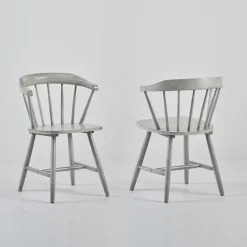 Best Sedia in legno con braccioli Dacia grey in Offerta Outlet Sedie