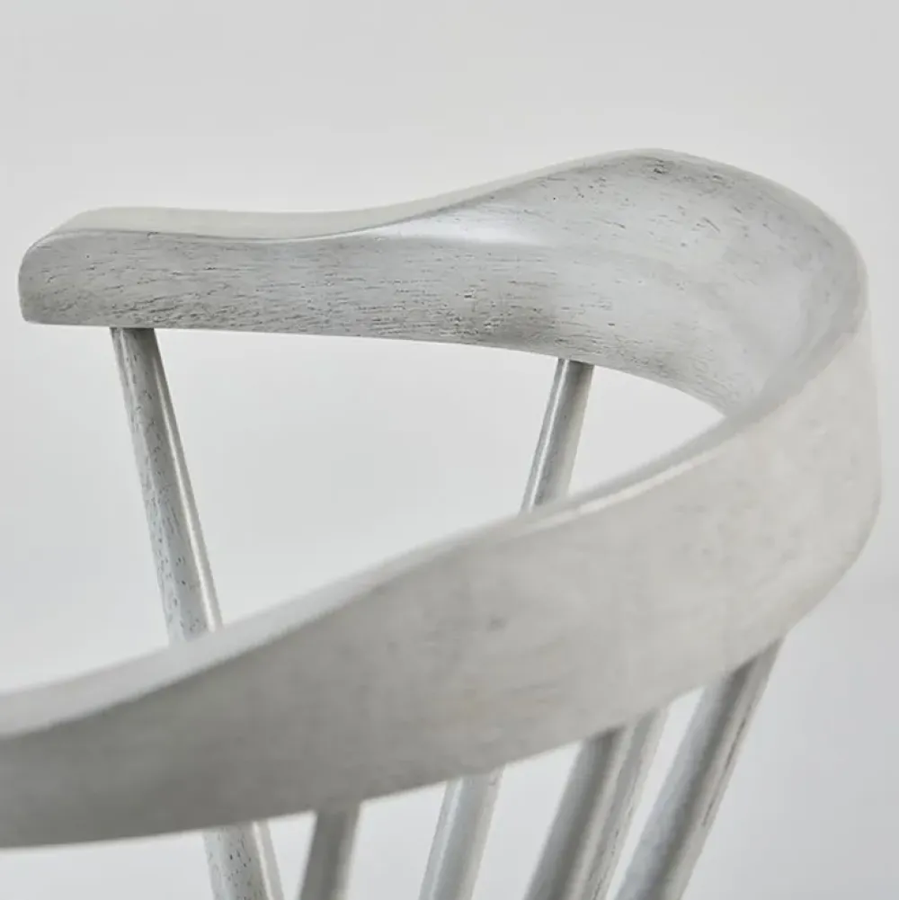 Best Sedia in legno con braccioli Dacia grey in Offerta Outlet Sedie