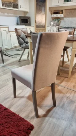 Julia Sedia in legno con schienale alto Freda in offerta- Sedie