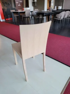 Sedia in legno senza braccioli Blondie in Offerta Outlet Sedie