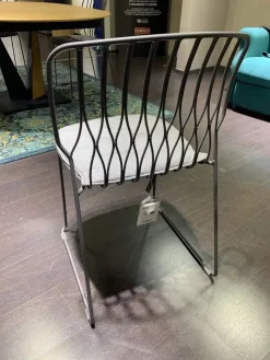 Bontempi Sedia in metallo senza braccioli Freak in Offerta Outlet- Sedie