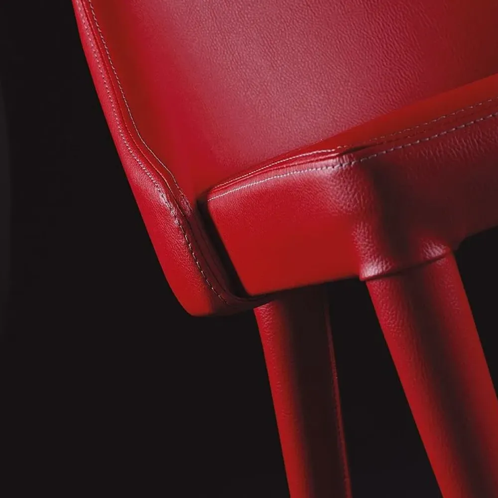 Julia Arredo Cuoio Sedia in pelle ergonomica Evelin * in offerta- Sedie