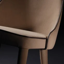 Julia Arredo Cuoio Sedia in pelle ergonomica Evelin * in offerta- Sedie