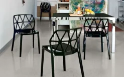 Sedia in plastica modello Alchemia di^Connubia Hot