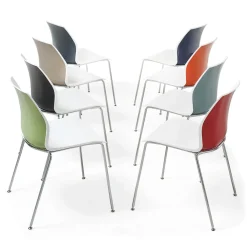 Best Sedia in plastica senza braccioli Kalea scontata Sedie