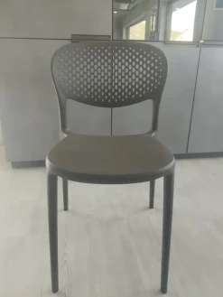 Sedia in plastica senza braccioli 4 sedie abby pronta consegna sped incl in offerta^Collezione esclusiva Sale