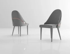 Sedia in tessuto con schienale medio Teknonabuk piu acciaio inox scontata^Md work Clearance