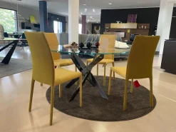 Sedia in tessuto con schienale alto Nuvola in offerta^MIDJ Sale