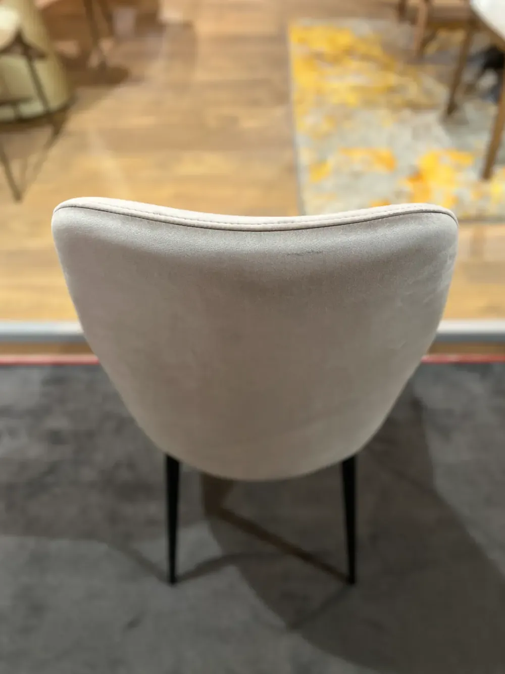 Sale Sedia in tessuto con schienale alto Branch scontata Sedie