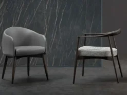 Flou Sedia in tessuto modello Tekton di- Sedie