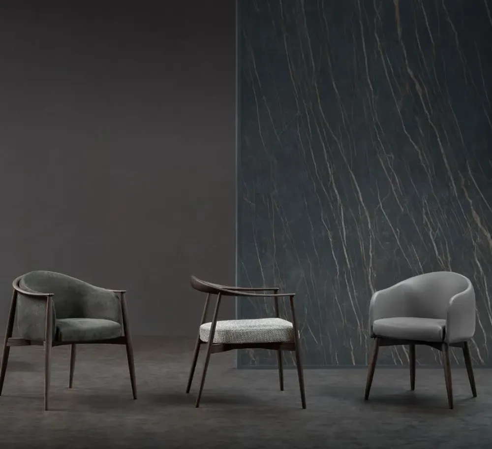 Flou Sedia in tessuto modello Tekton di- Sedie