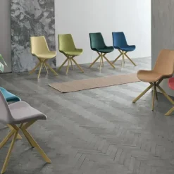 Sedia in tessuto modello Brasilia * di^Target Point Outlet