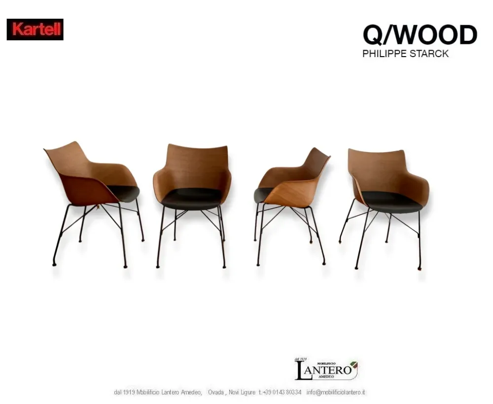 SEDIA Qwood poltroncine legno 3d a PREZZO OUTLET^Kartell Sale