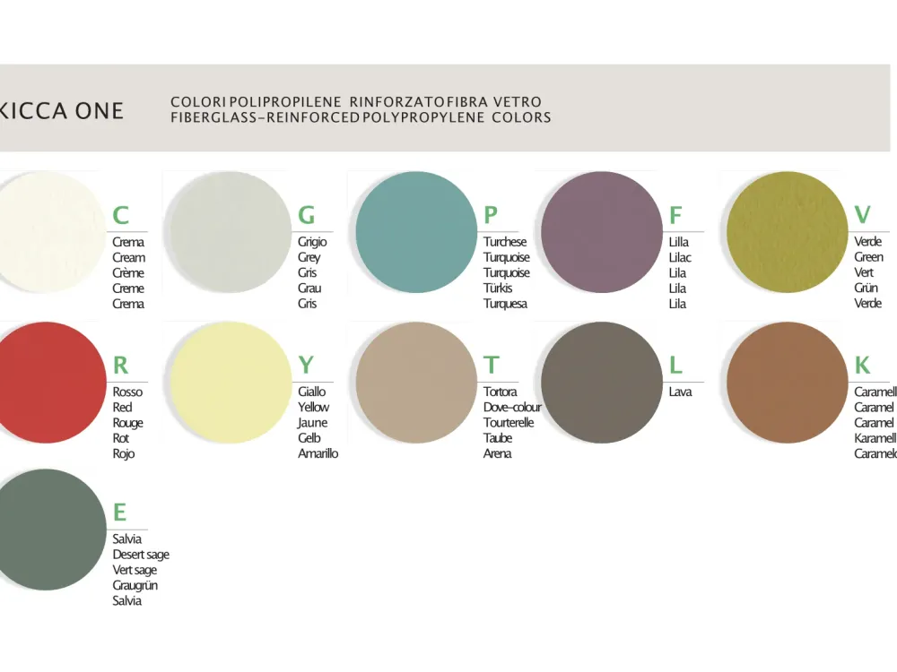 Sedia Kicca one di in OFFERTA OUTLET -32%^Kastel Best