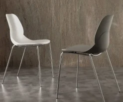 La Seggiola SEDIA Shell metal * PREZZI OUTLET- Sedie