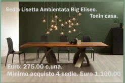 Sedia Lisetta SCONTATA a PREZZI OUTLET^Tonin Casa Clearance