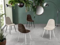 Online Sedia Martina da cucina realizzata in tessuto scontata del 31% Sedie