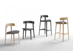 Sedia Maya da cucina realizzata in legno scontata del 30%^MIDJ Clearance