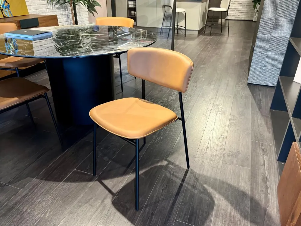 Sedia modello Fifties fissa di^Calligaris Best