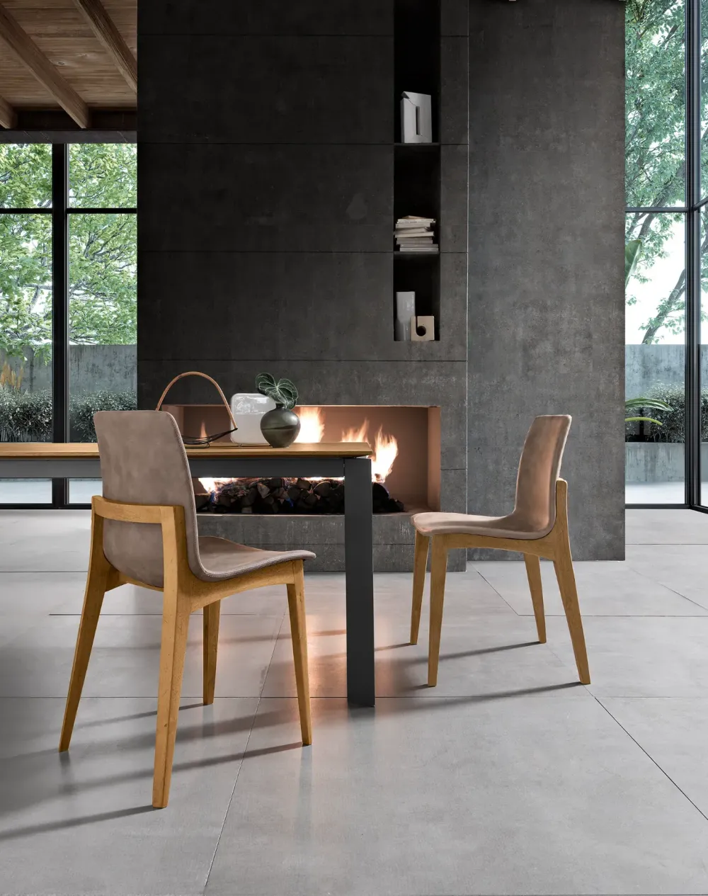 Sedia modello Sedia legno laccato sedile plastica a marchio scontata del 73%^Mobilia Web Outlet