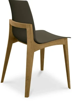 Sedia modello Sedia legno laccato sedile plastica a marchio scontata del 73%^Mobilia Web Outlet