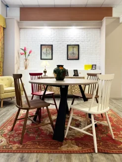 Dialma Brown Sedia modello Set di 4 pezzi a marchio scontata del 45%- Sedie