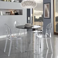 Sedia modello Victoria ghost senza braccioli di^Kartell New
