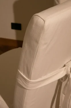 Artigianale Sedia N. 4 sedie con fiocco sfoderabili con un ribasso vantaggioso- Sedie