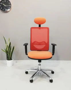 Collezione esclusiva Sedia operativa in altro Operativa ergonomica qtre + 2 sedie attesa  a marchio in offerta- Arredo Ufficio