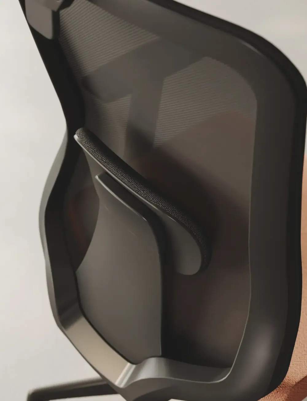 Las Mobili Sedia operativa in ecopelle Comfort con poggiatesta a marchio a prezzi convenienti- Arredo Ufficio