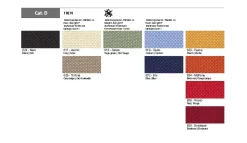 Las Mobili Sedia operativa in ecopelle Comfort con poggiatesta a marchio a prezzi convenienti- Arredo Ufficio