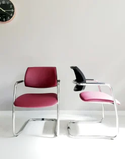 Sedia operativa modello Tris sedie: formen direzionale + 2 sedie visitatore sistema slitta in OFFERTA OUTLET Arredo Ufficio